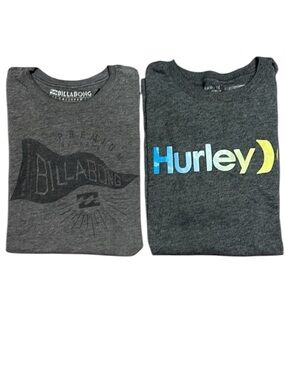 🏄‍♀️ Billabong & Hurley tee shirt bundle - youth XL surf style 🏄🏽‍♂️
